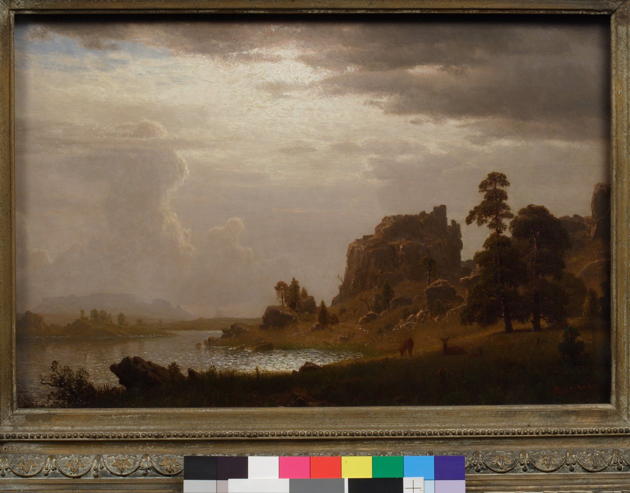 På Sweetwater nära Devils Gate, Nebraska, 1860 av Albert Bierstadt