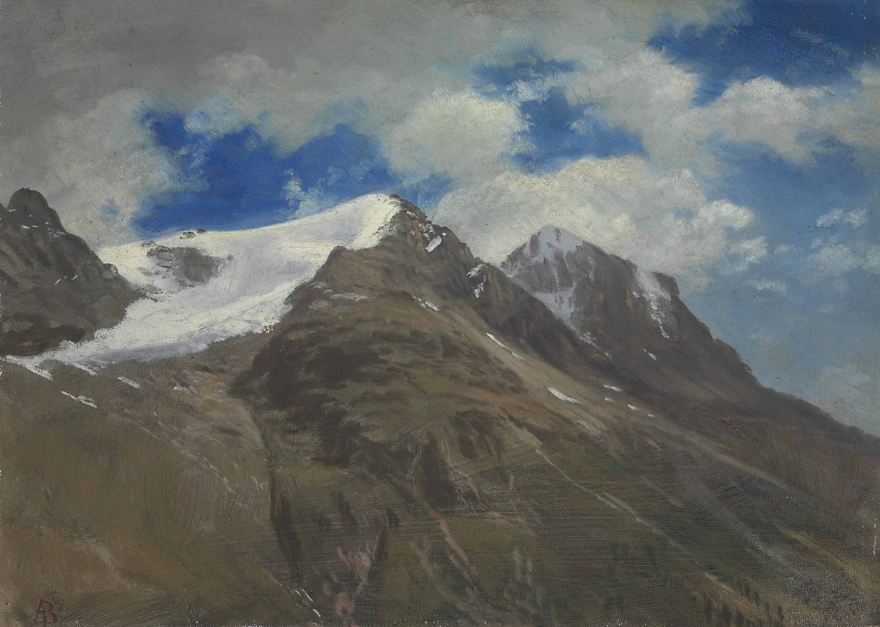 Peaks in the Rockies  av Albert Bierstadt