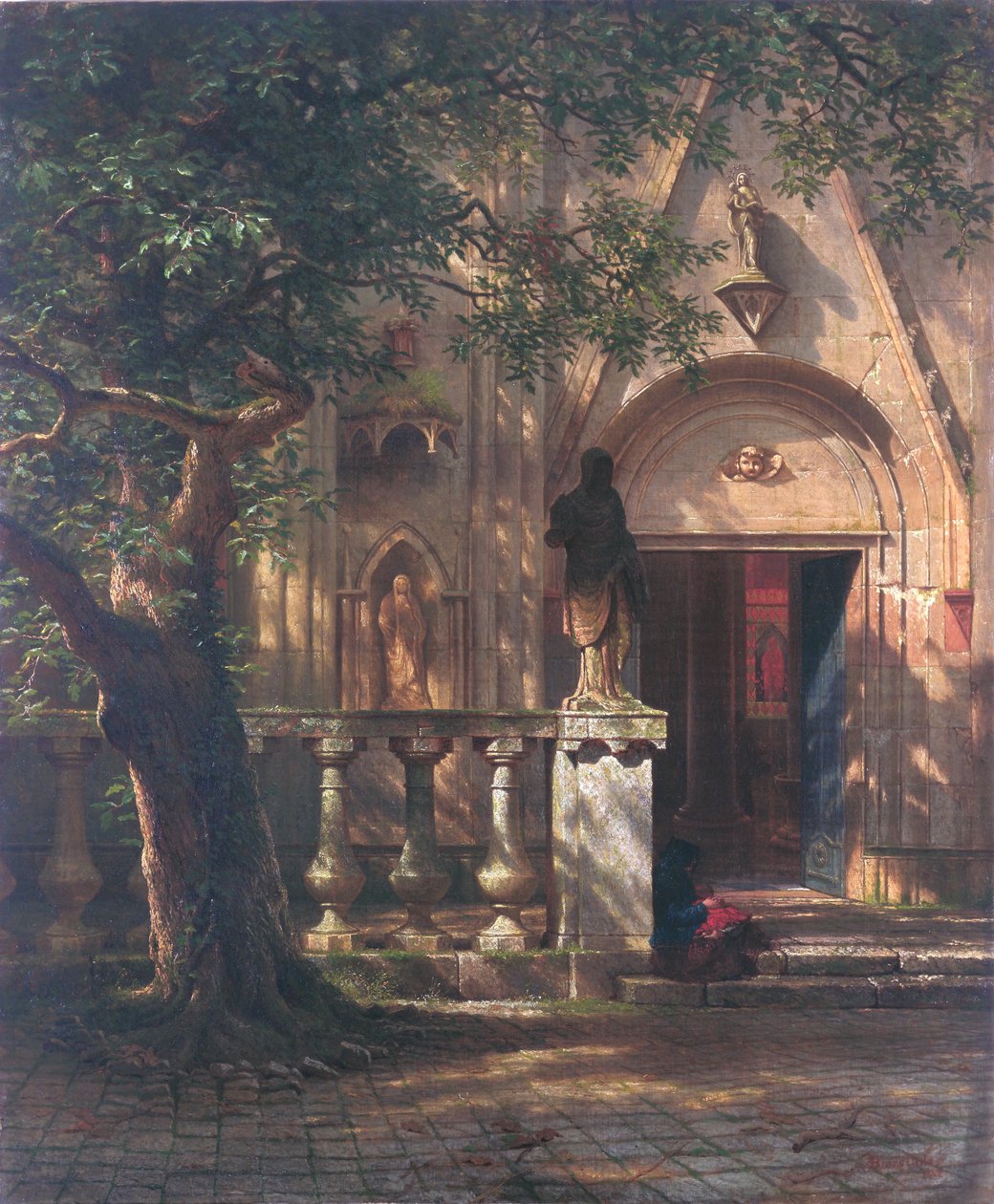 Solsken och skugga av Albert Bierstadt