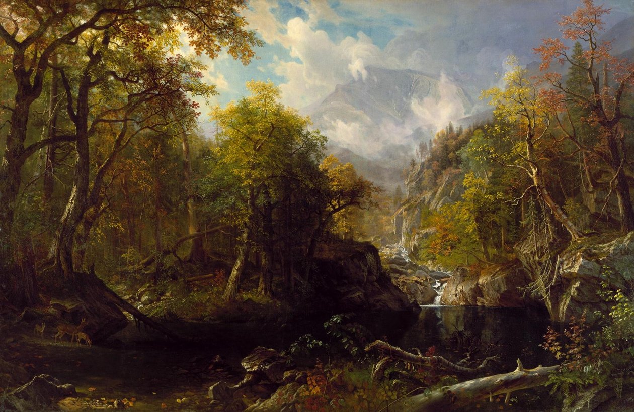 The Emerald Pool av Albert Bierstadt