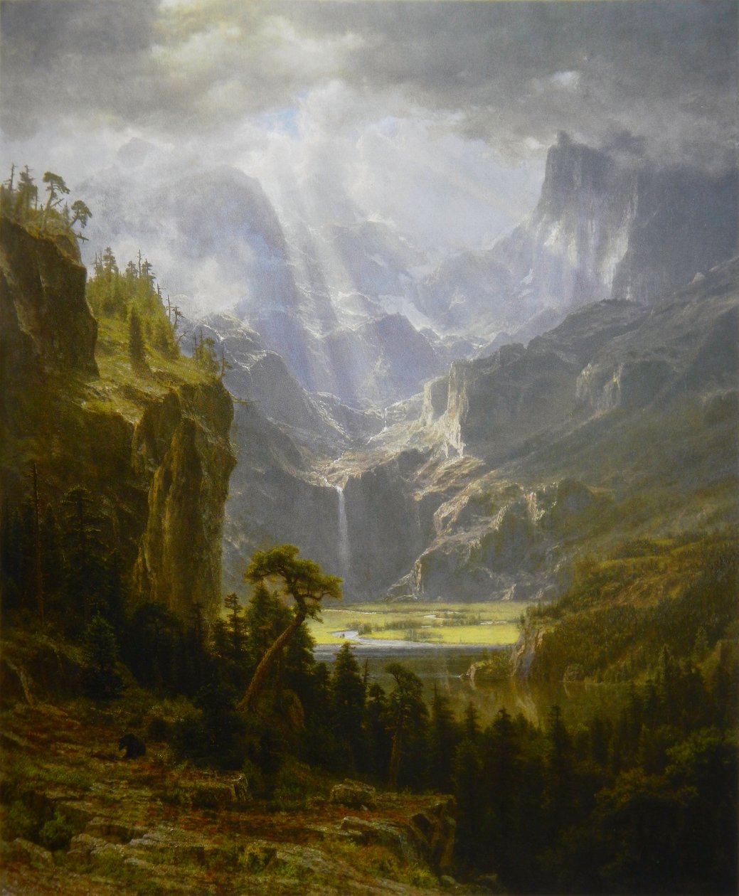 The Rocky Mountains av Albert Bierstadt