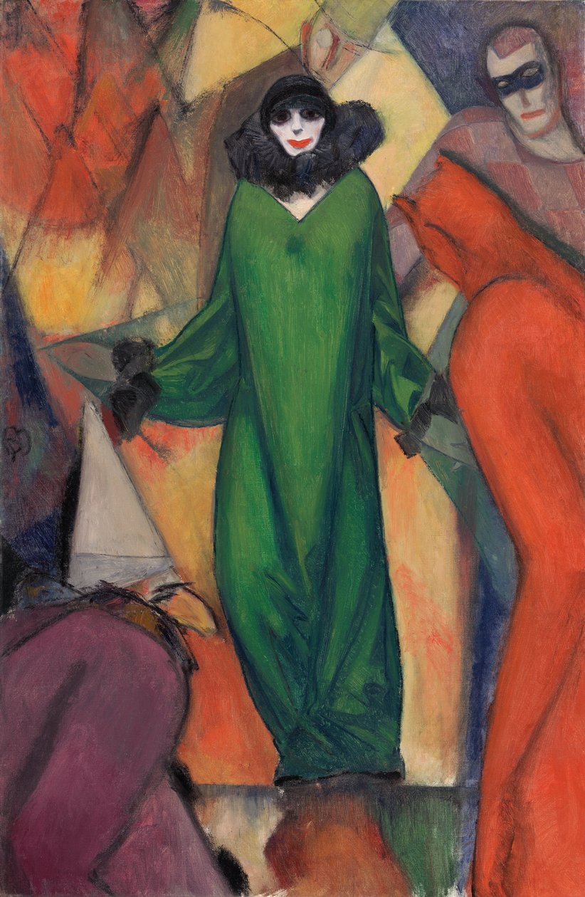 The Green Domino av Albert Bloch