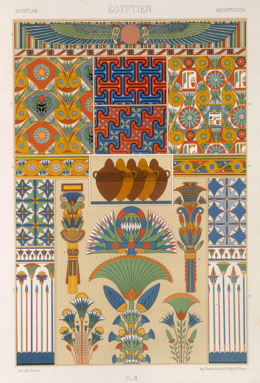 Egyptisk stil, tavla II från 