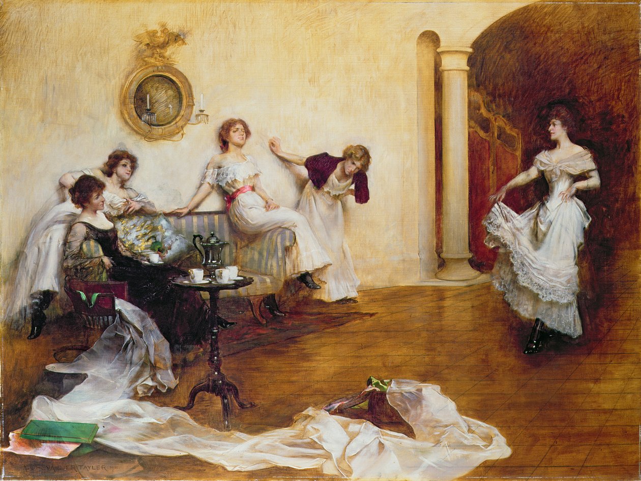 Siden och satin, 1900 av Albert Chevallier Tayler