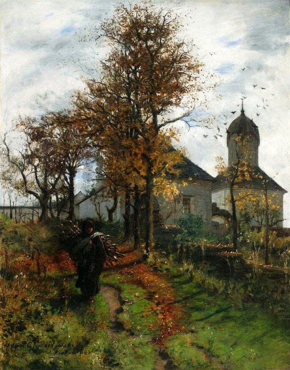 Abandoned clergy house.  av Albert Chmielowski