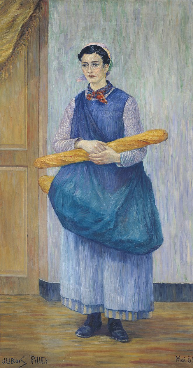 Damen som bär bröd, 1889 av Albert Dubois Pillet