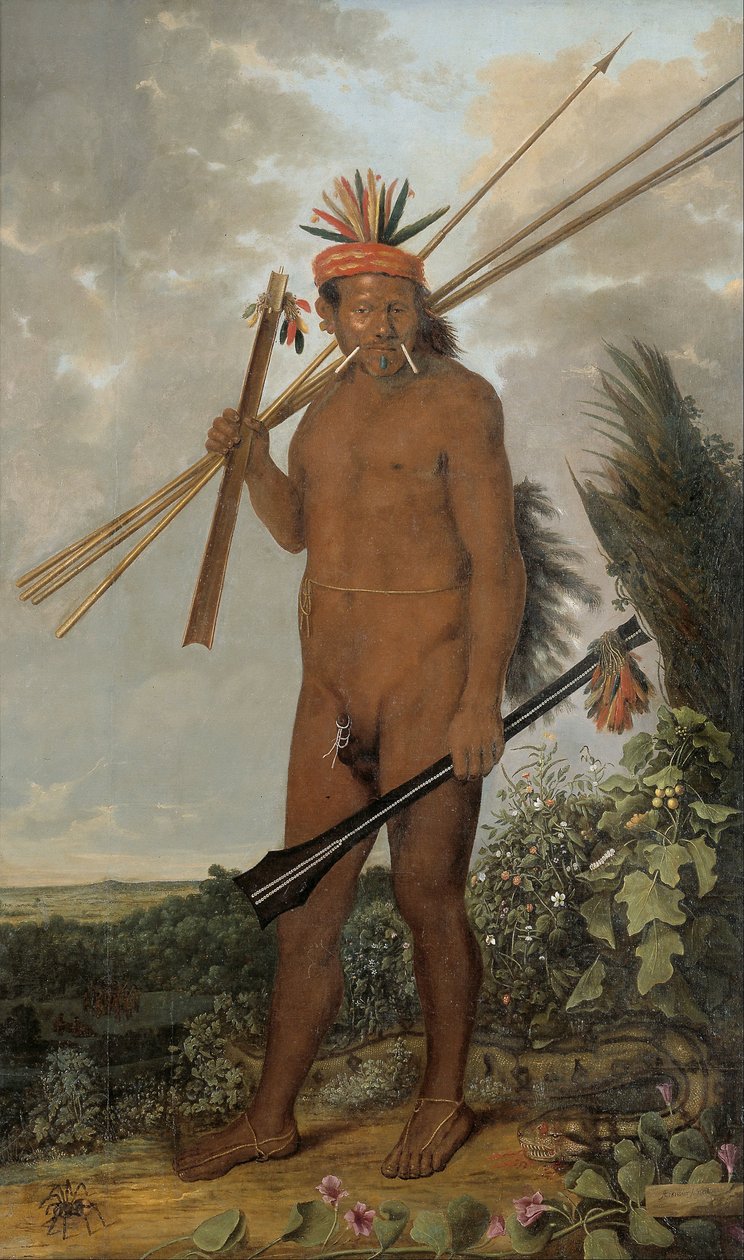 Tarairiu Man av Albert van der Eeckhout