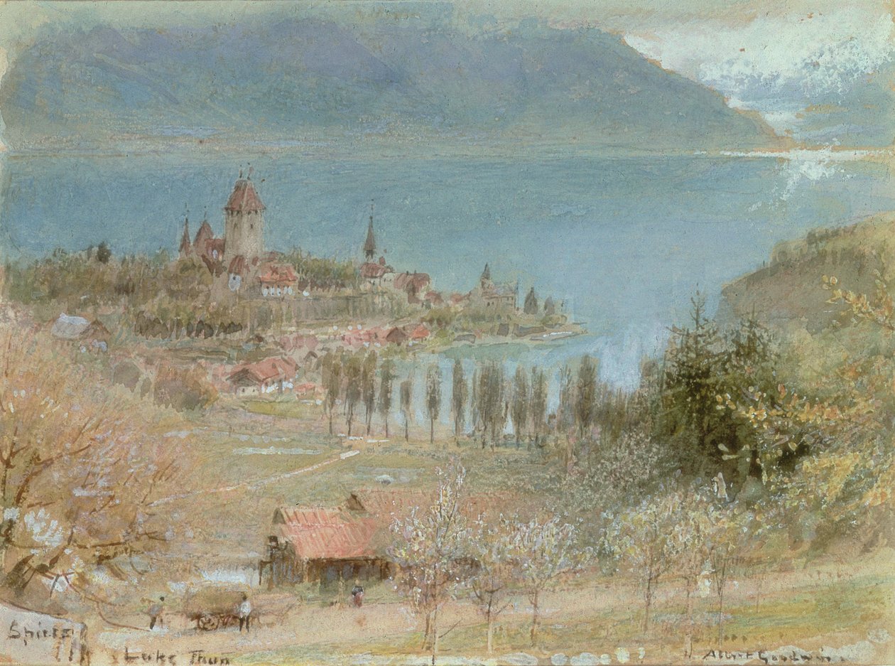 Spiez, Thunsjön av Albert Goodwin