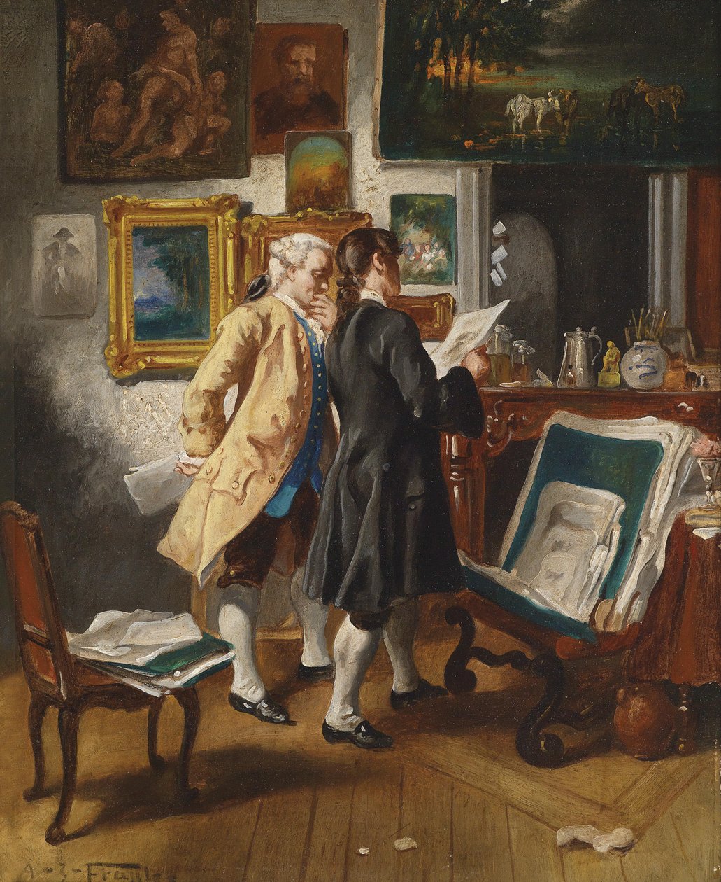 Beim Antiquitätenhändler av Albert Josef Franke