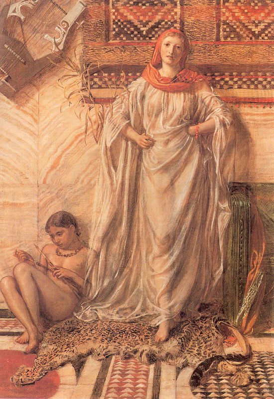 Dancing Girl Resting av Albert Joseph Moore