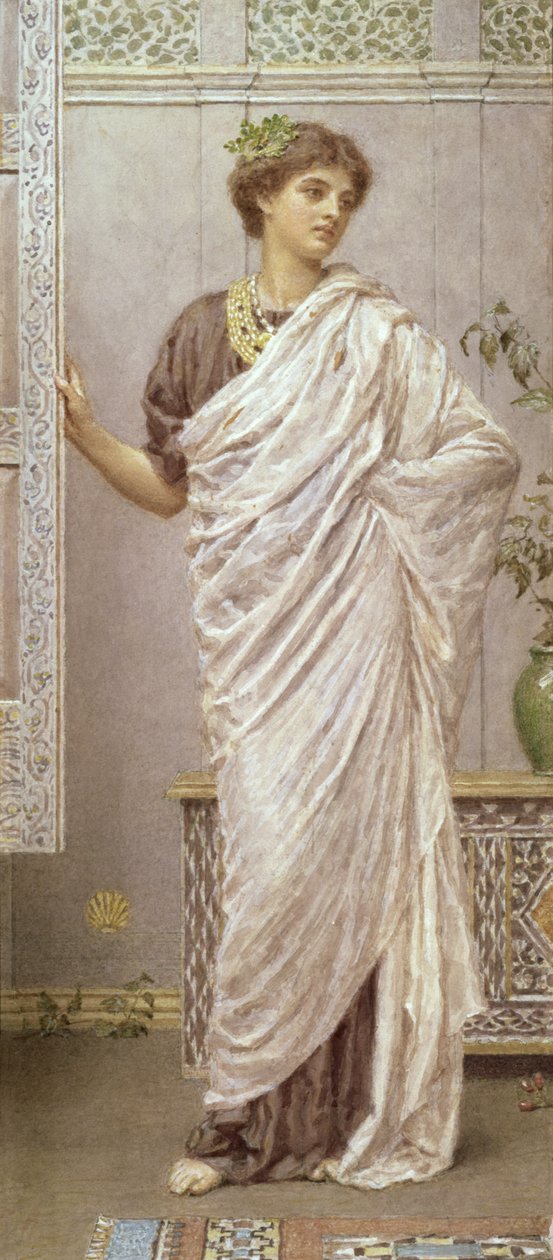 Dörren till en garderob av Albert Joseph Moore