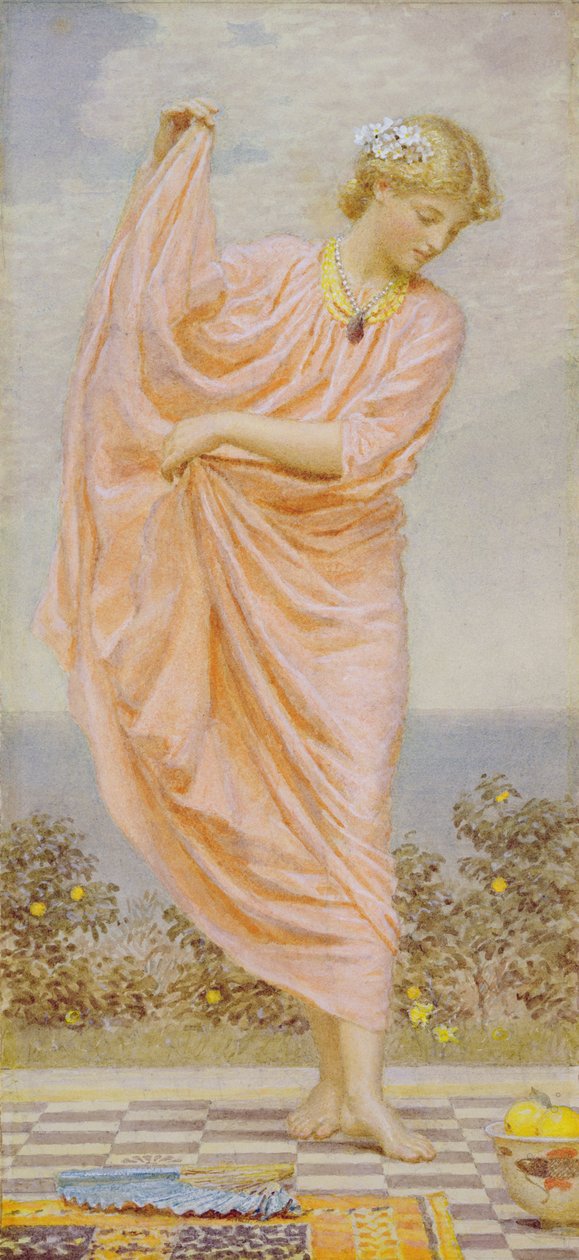 Apelsiner, 1885 (wc och gouache på papper) av Albert Joseph Moore