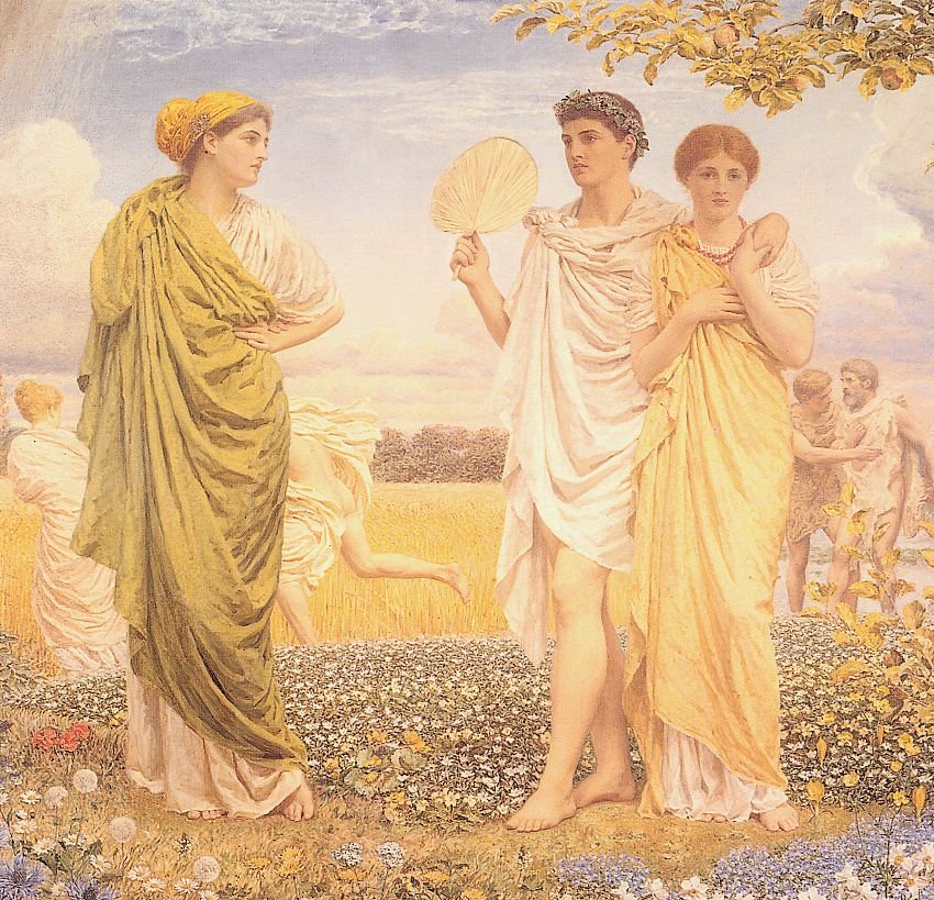 The Loves of the Winds and the Seasons av Albert Joseph Moore