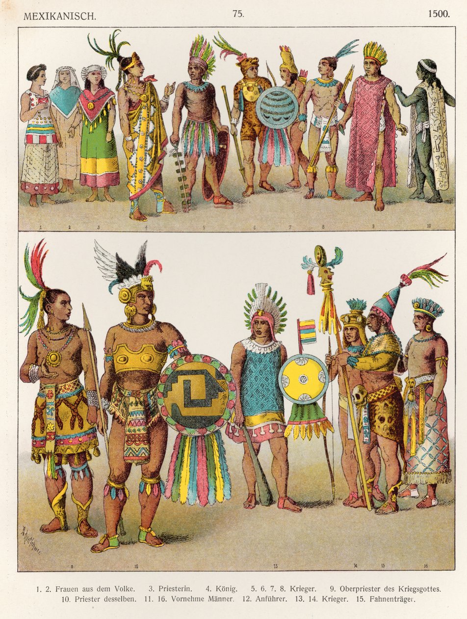 Mavazi ya Mexican, c.1500, kutoka 