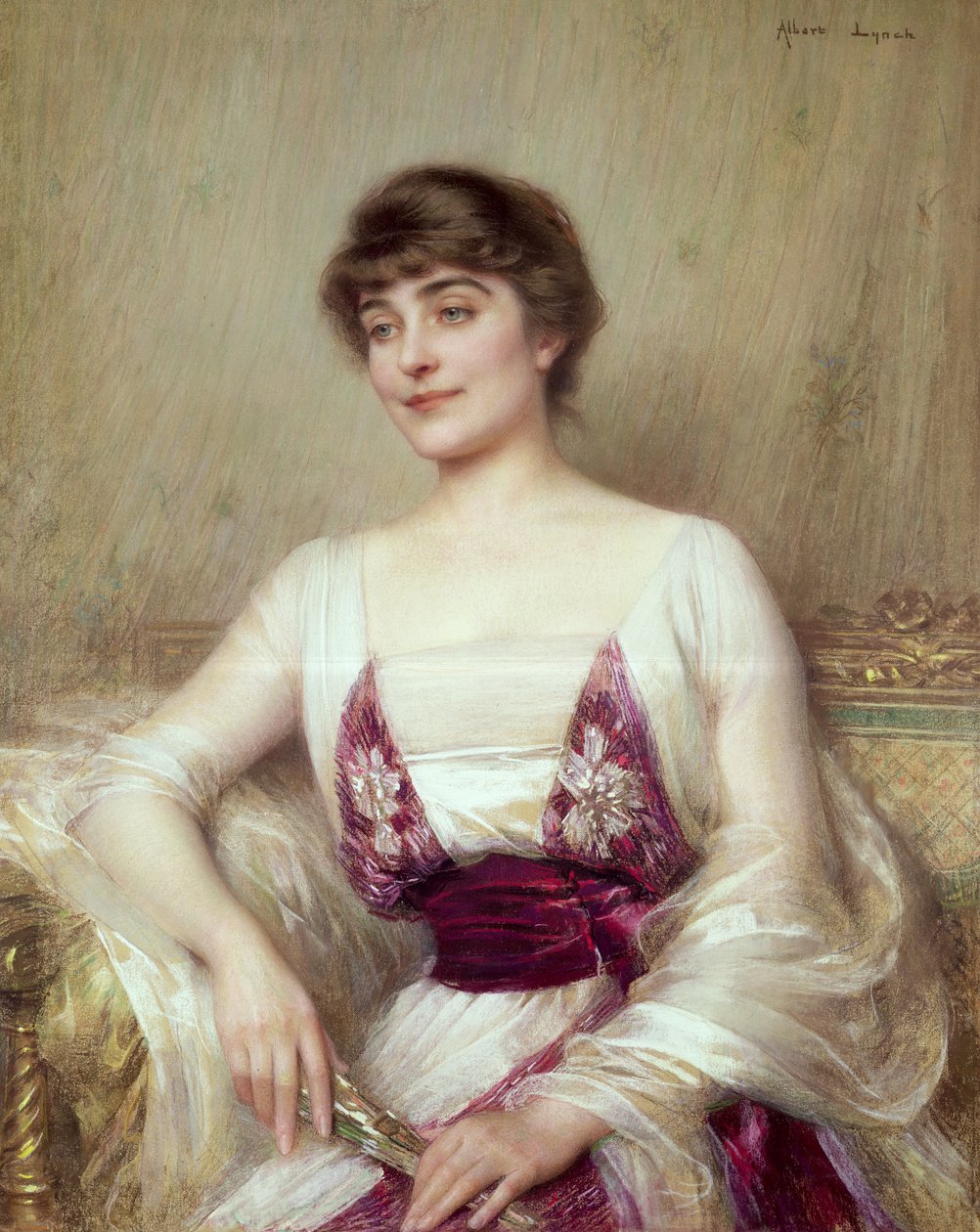 Porträtt av en grevinna av Albert Lynch