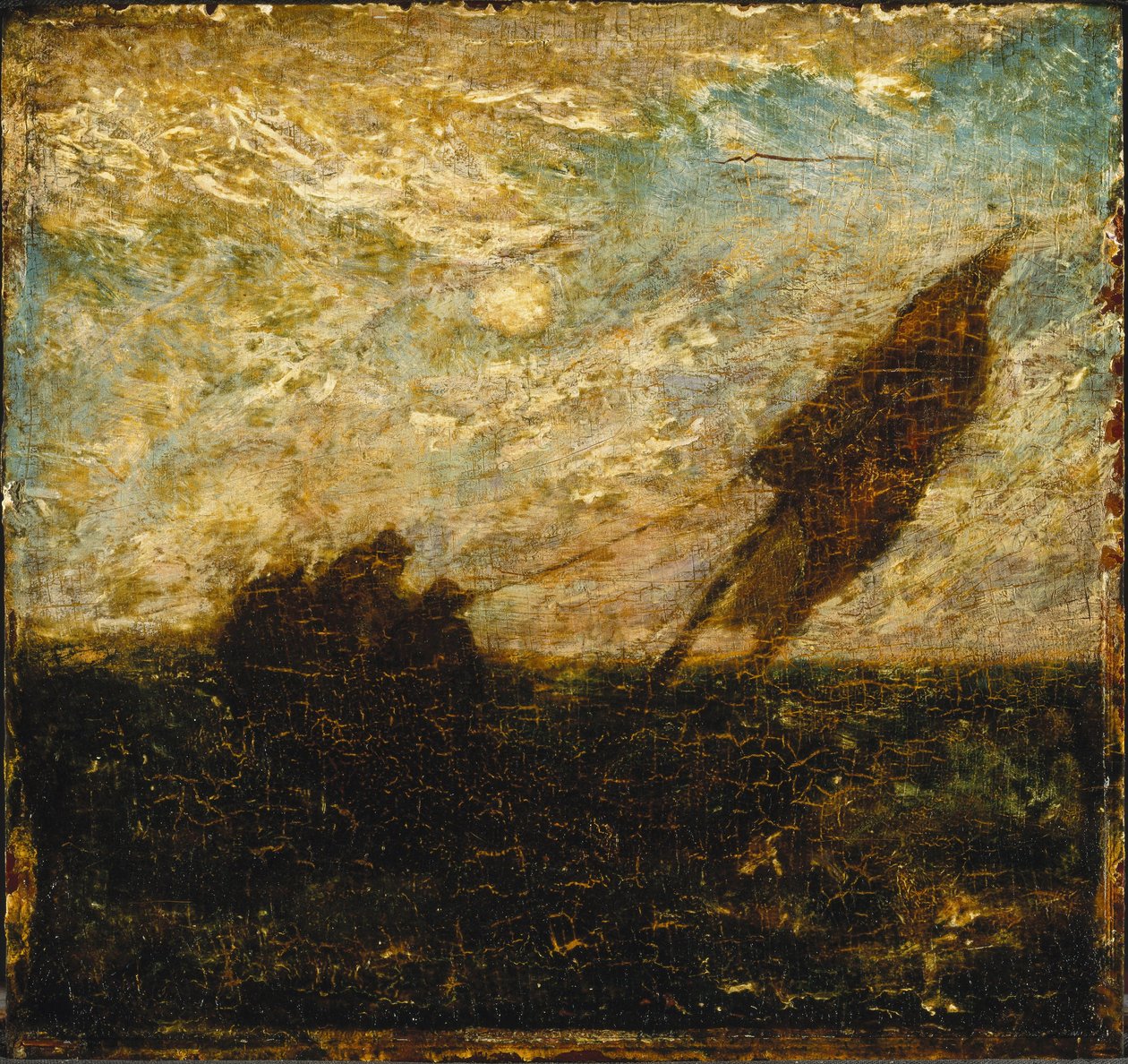 Avfallet av vatten är deras område av Albert Pinkham Ryder