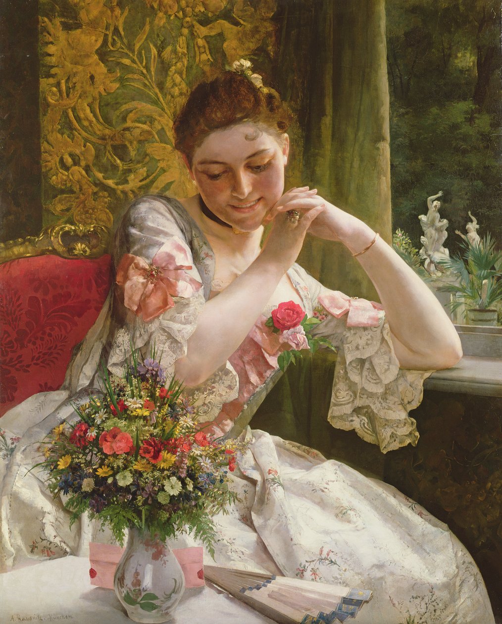 Bukett (ca 1880) av Albert Raudnitz