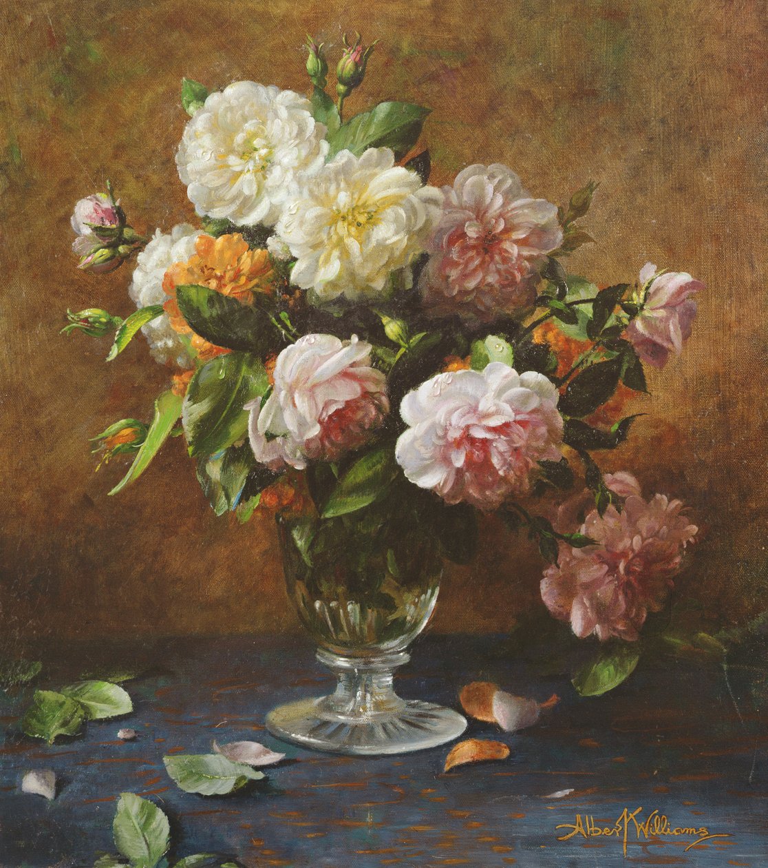 En samling från en gammal rosenträdgård av Albert Williams