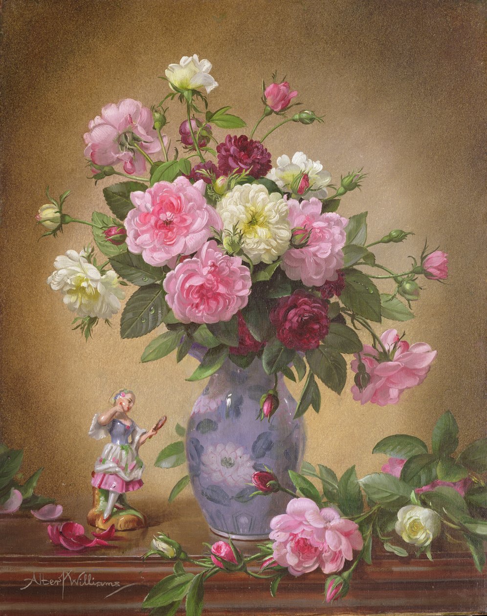 AB292 Romantiska rosor från förr av Albert Williams