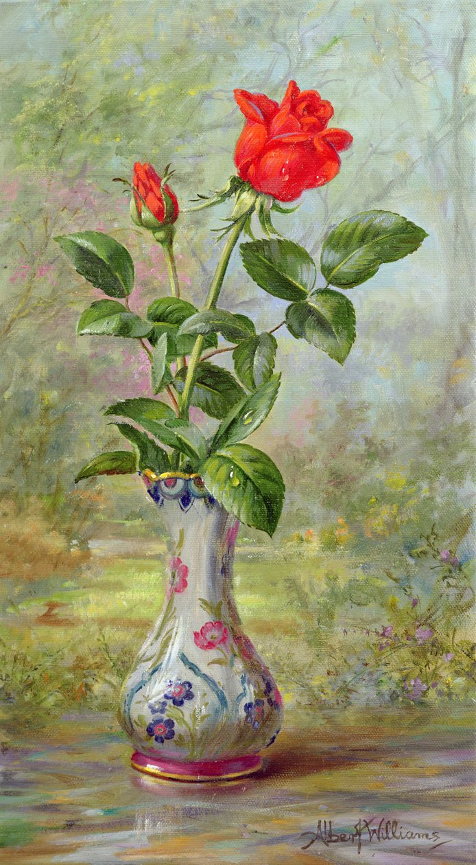 The Crimson Rose, en kärlekens budbärare av Albert Williams