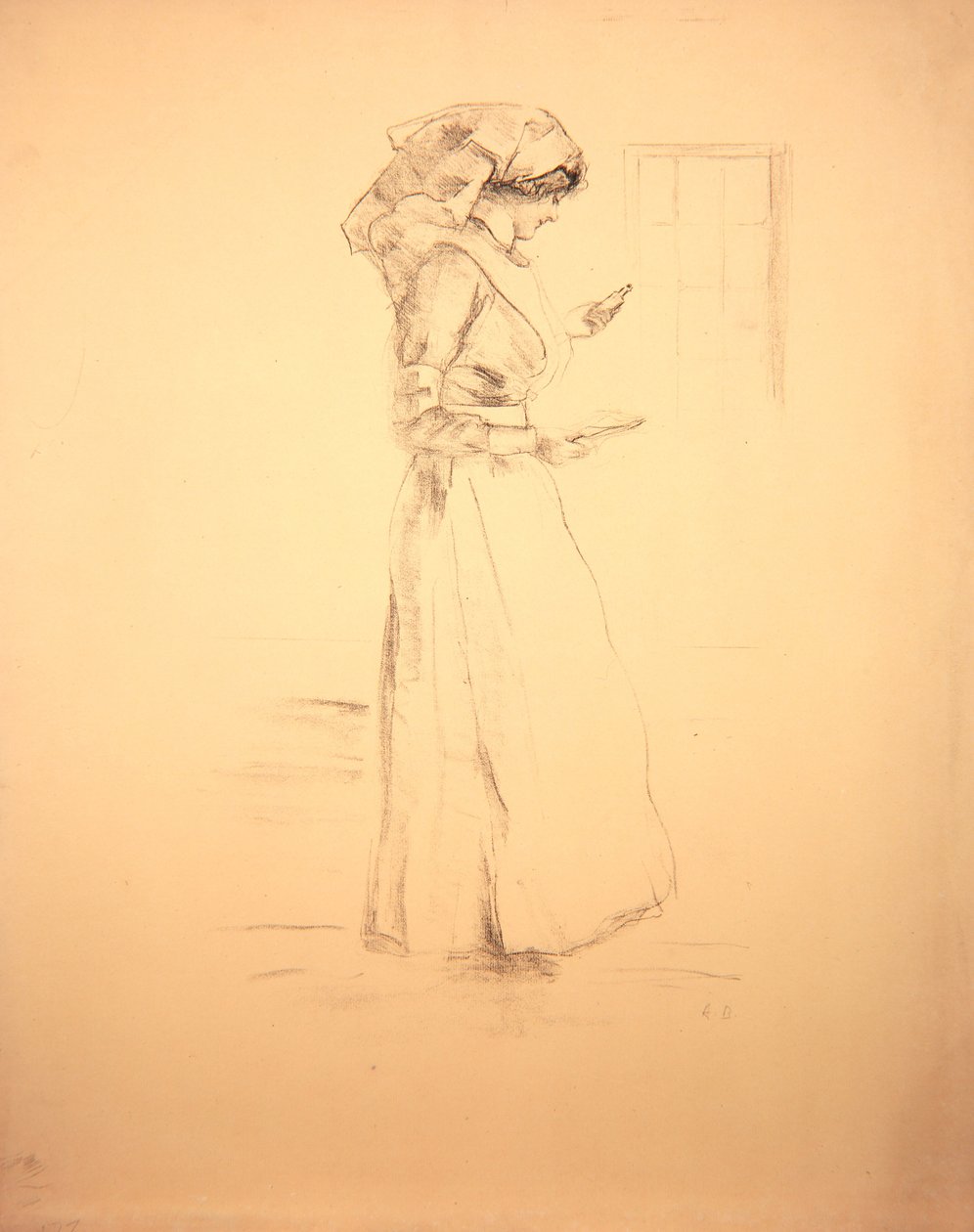 Sjuksköterskan, 1916 av Albert de Belleroche