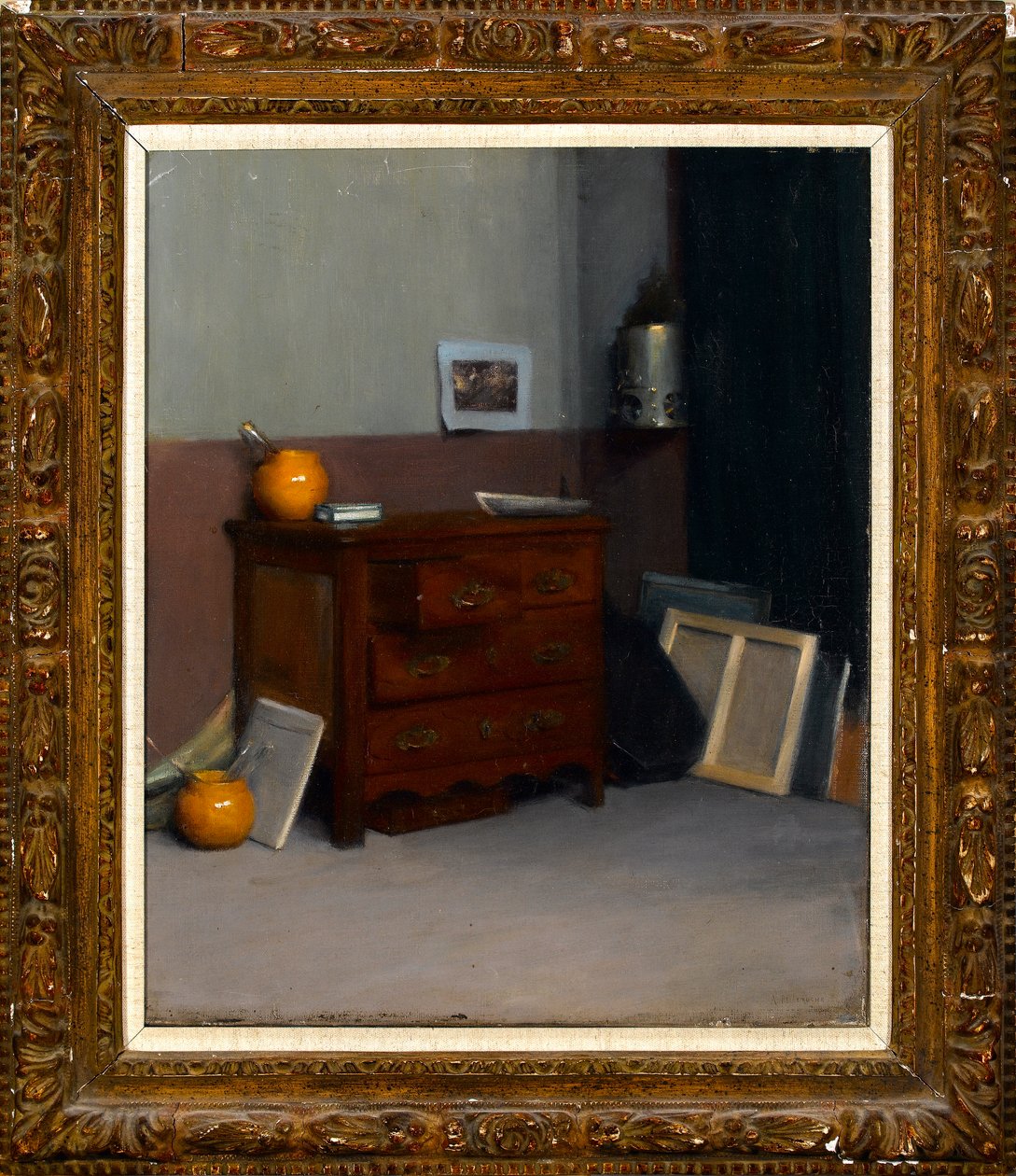 Två små krukor (De gula krukorna) c.1889 av Albert de Belleroche