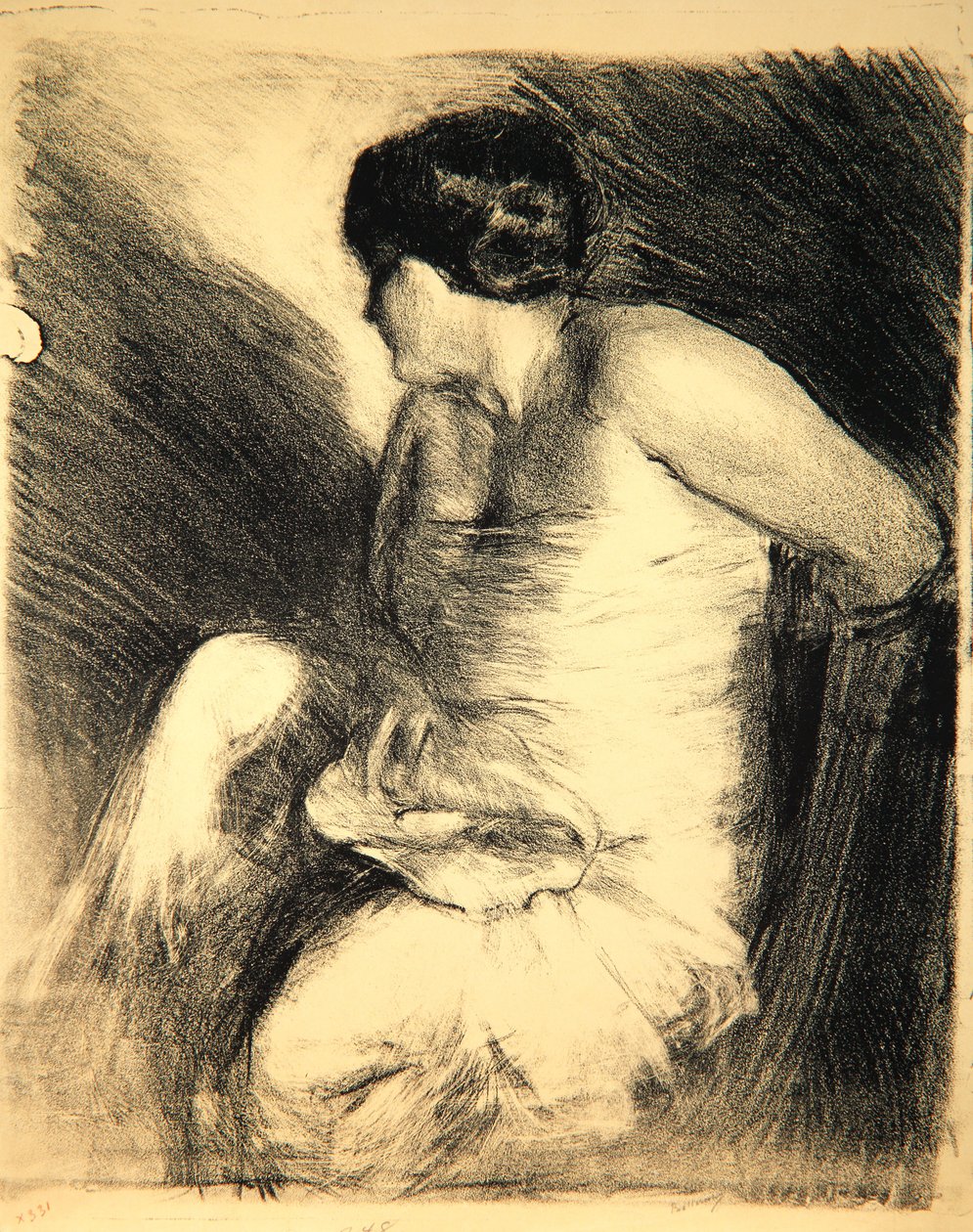 Kvinna med snäckskal, 1906 av Albert de Belleroche
