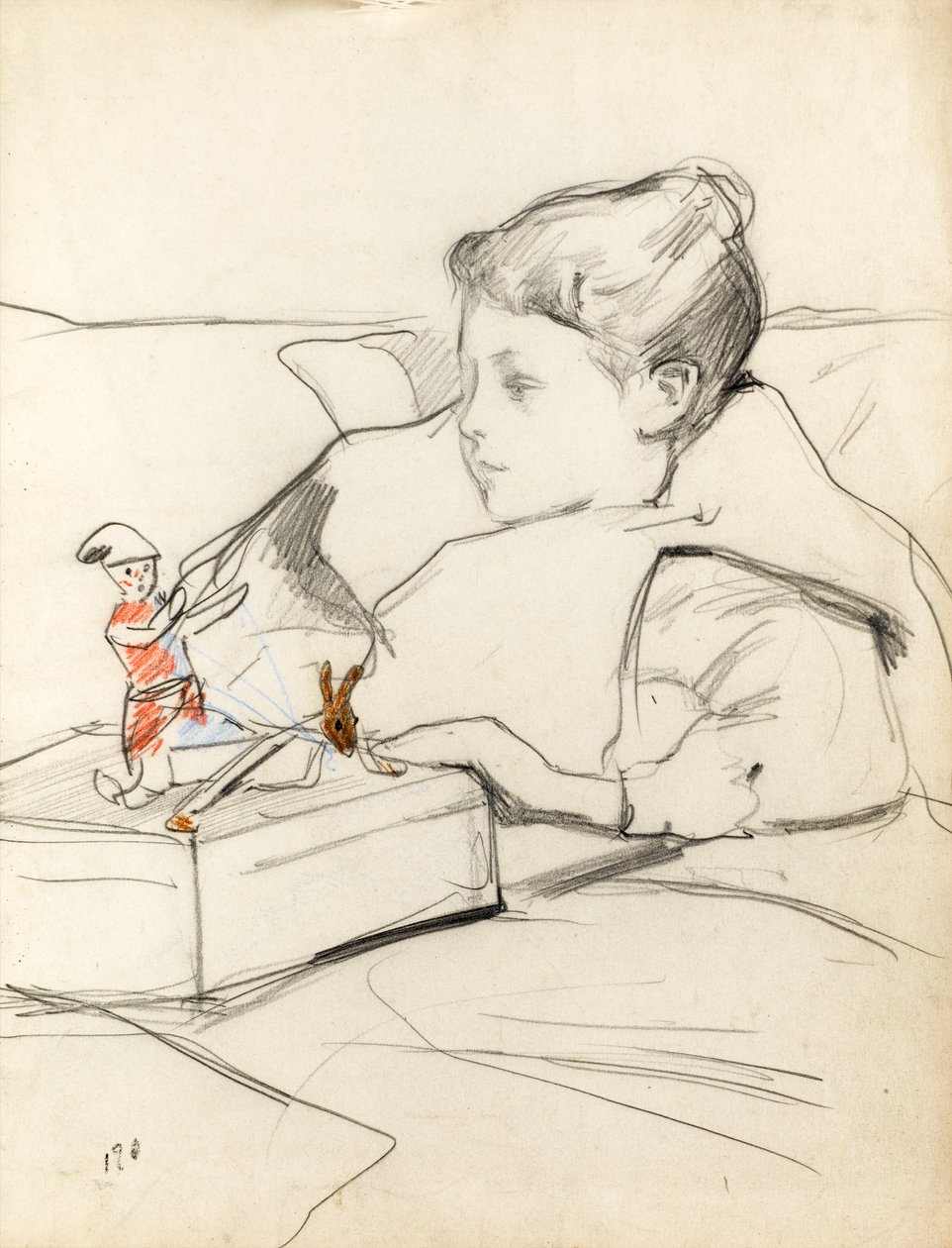 Yvette, cirka 1898 av Albert de Belleroche
