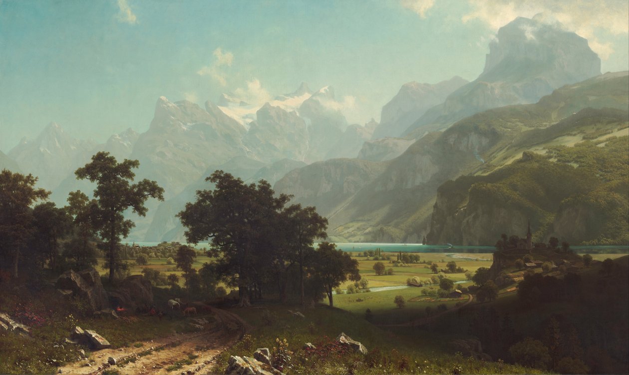 Lake Lucerne  av Albert Bierstadt