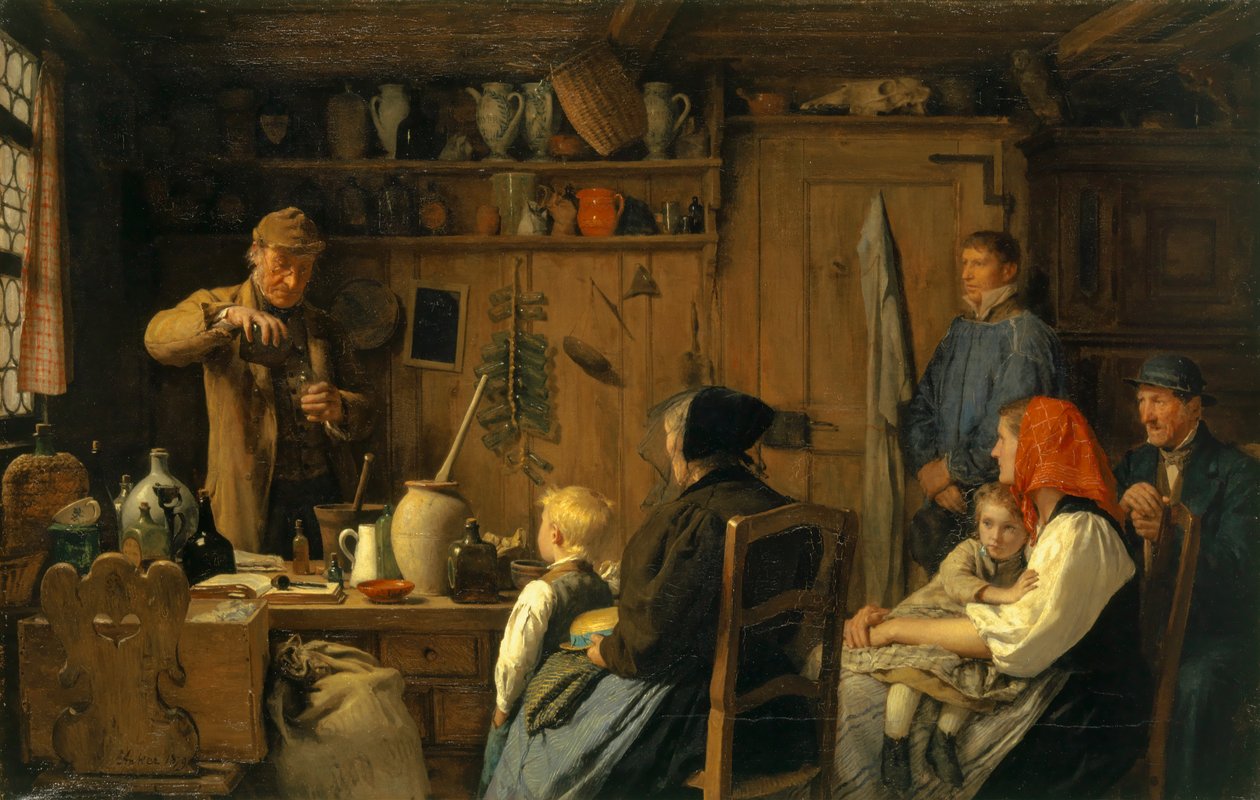 Kvackaren I, 1879 av Albert Anker