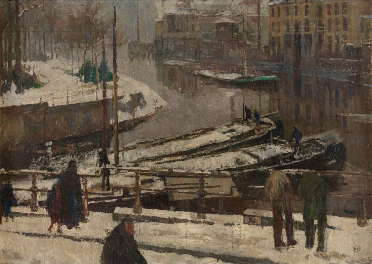 Tövädret i Gent av Albert Baertsoen
