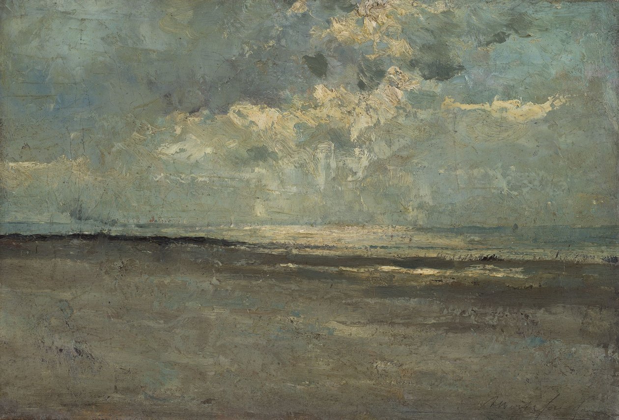 Ljusreflex på havet av Albert Baertsoen
