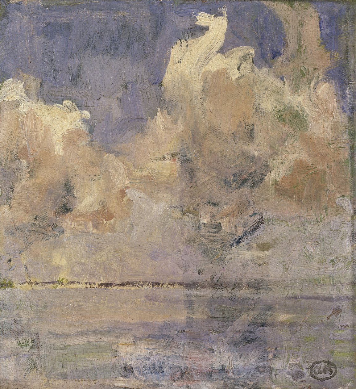 Moln över havet av Albert Baertsoen