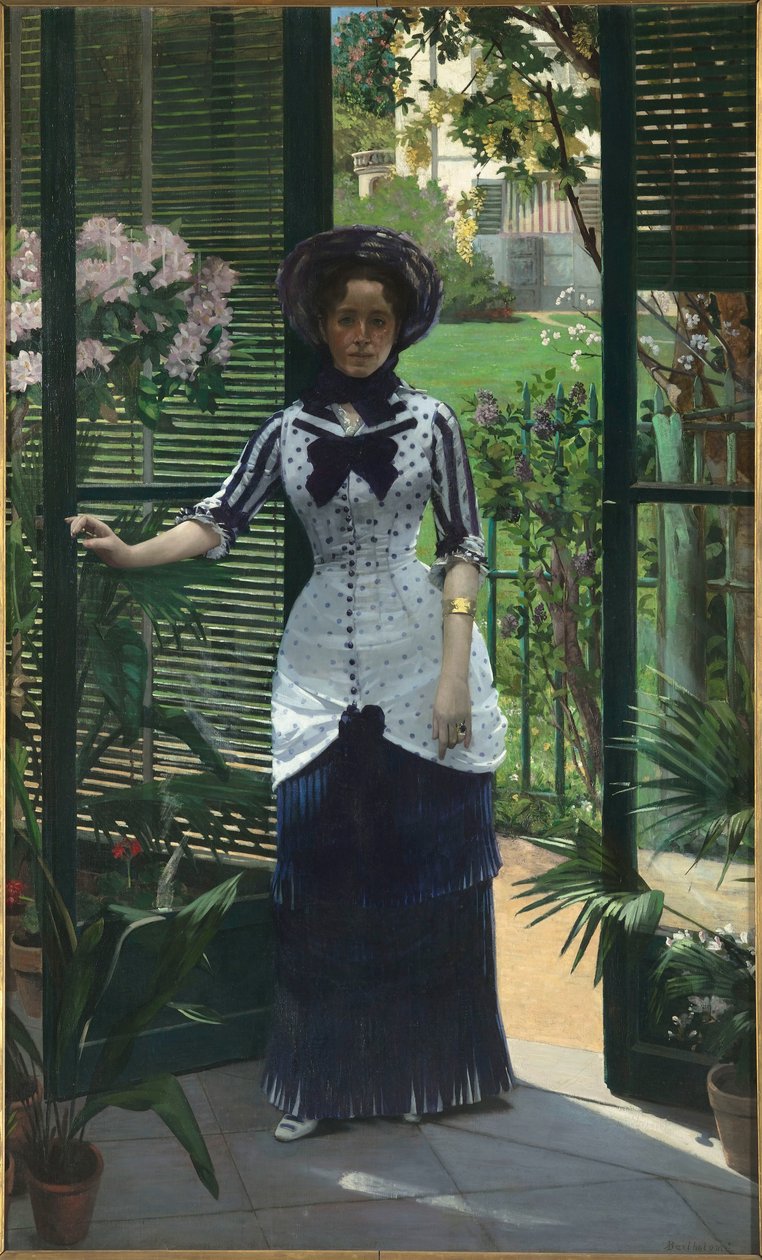 I växthuset I växthuset, ca 1881. av Albert Bartholomé