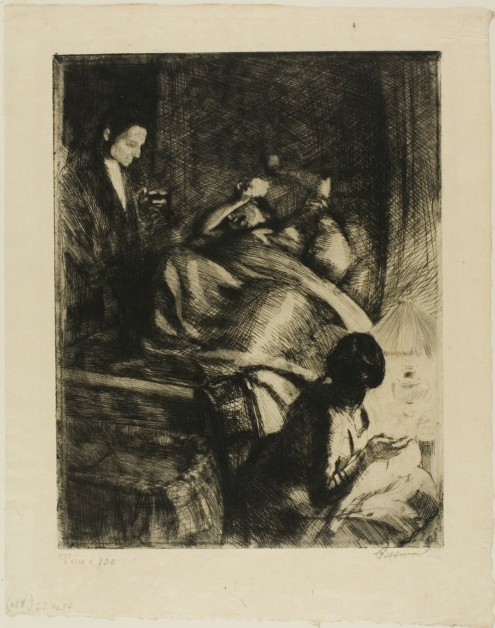 Leverans, plåt tre från Woman av Albert Besnard