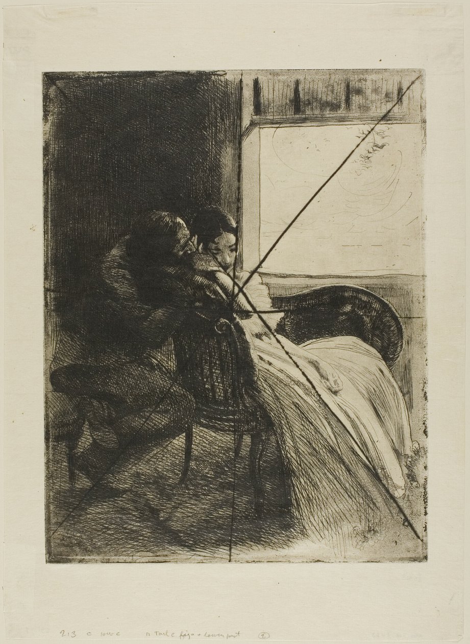 Flirt, platta sex från Woman av Albert Besnard