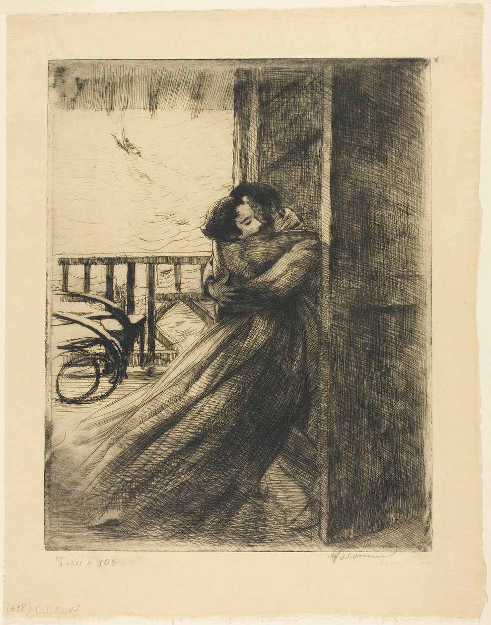 Love, platta två från Woman av Albert Besnard