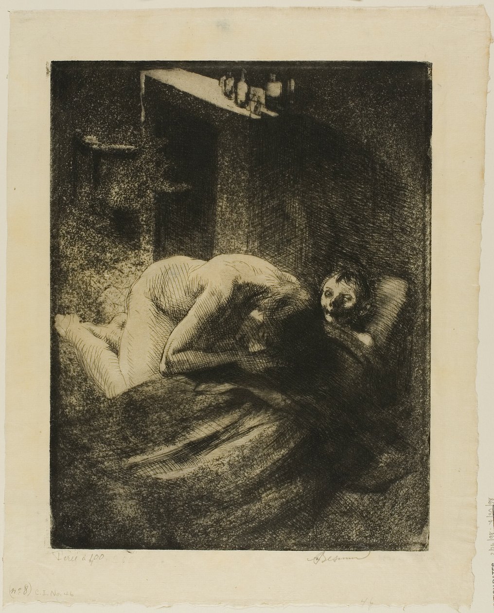 Misery, plåt nio från Woman av Albert Besnard