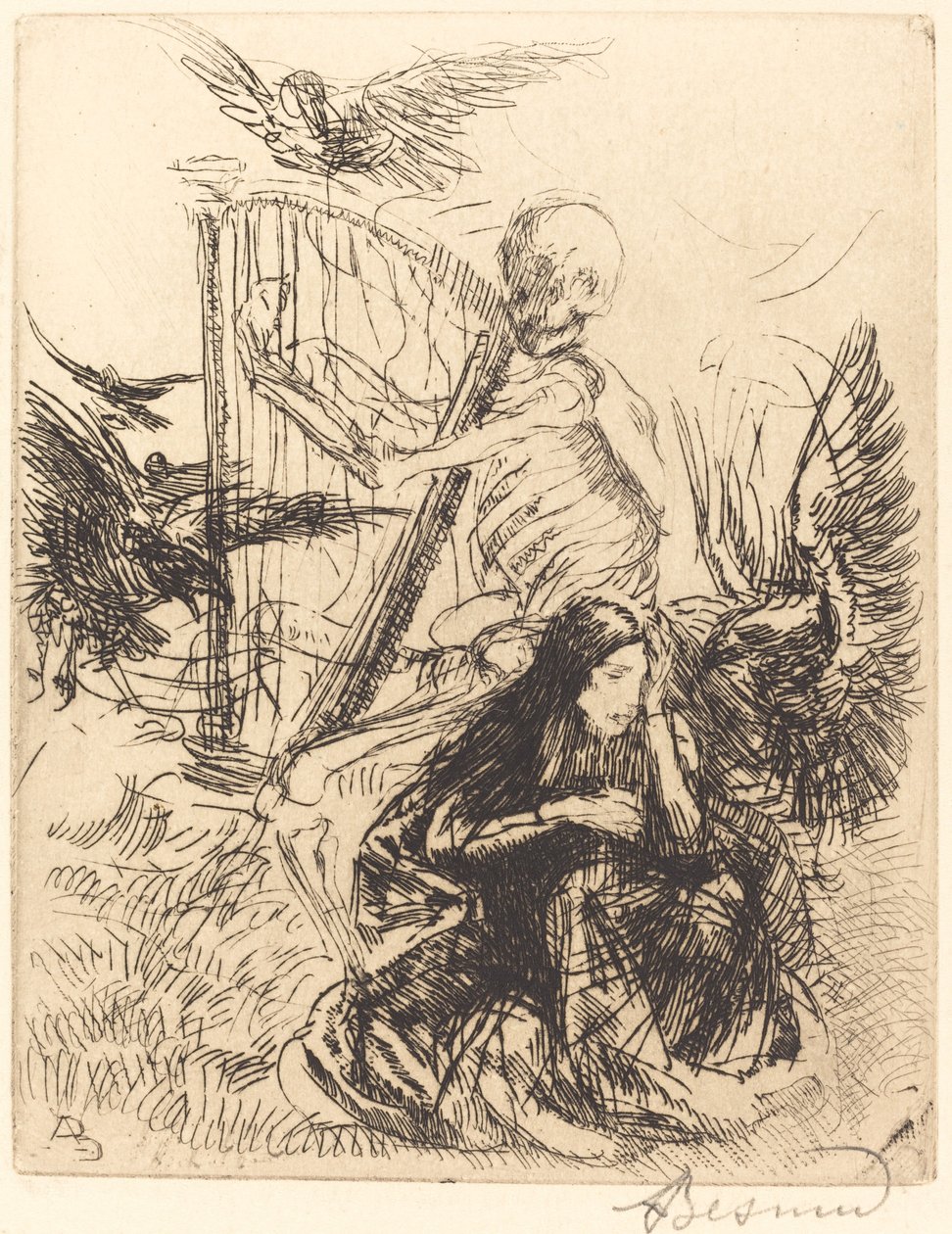 Musiker av Albert Besnard