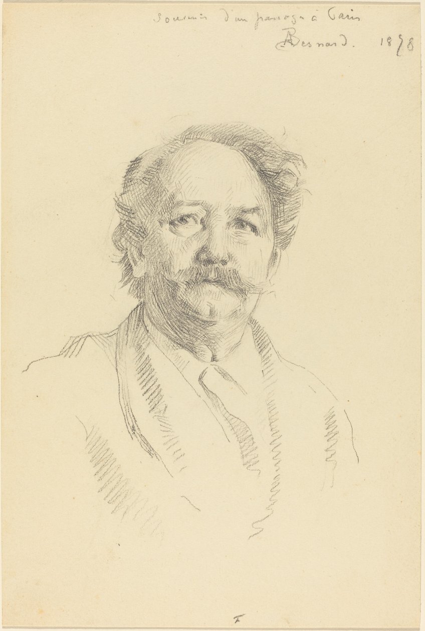Porträtt av en man (Souvenir av en passage i Paris) av Albert Besnard