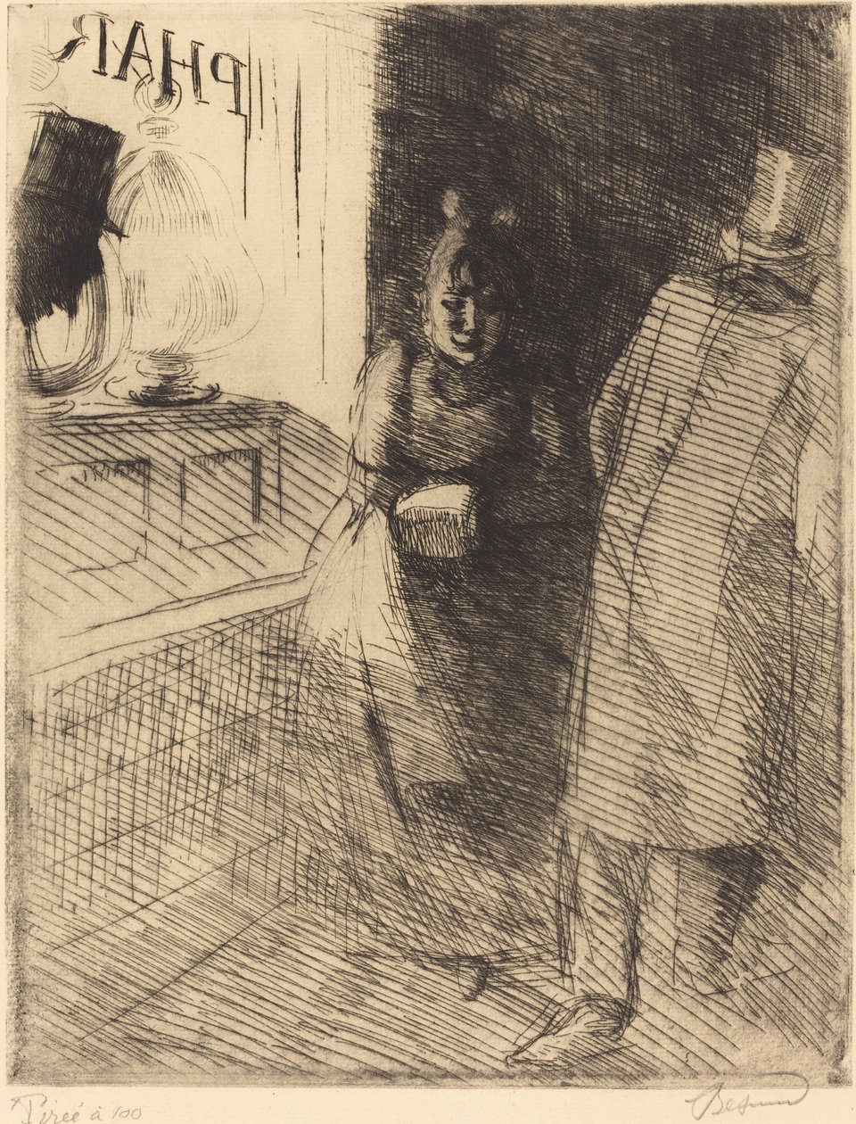 Prostitution (La Prostitution) av Albert Besnard