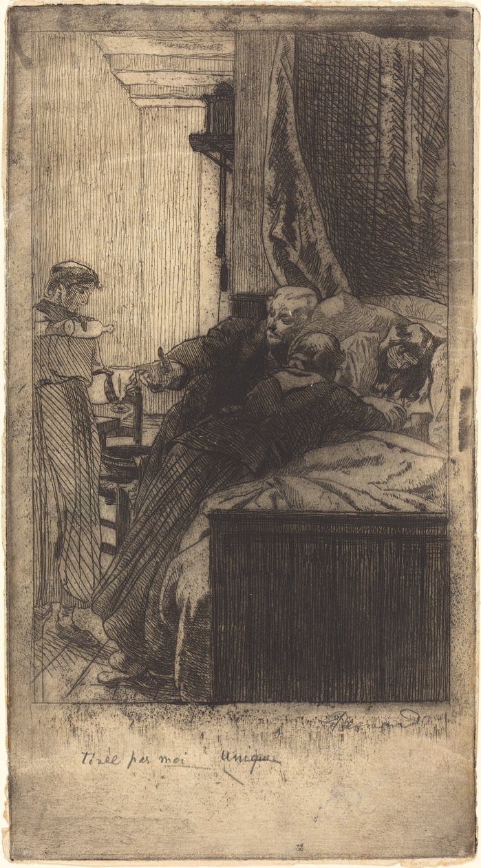 Sjukdom av Albert Besnard