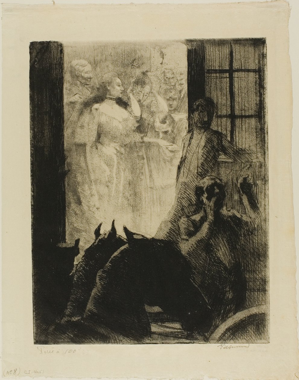 Social framgång, platta sju från Woman av Albert Besnard