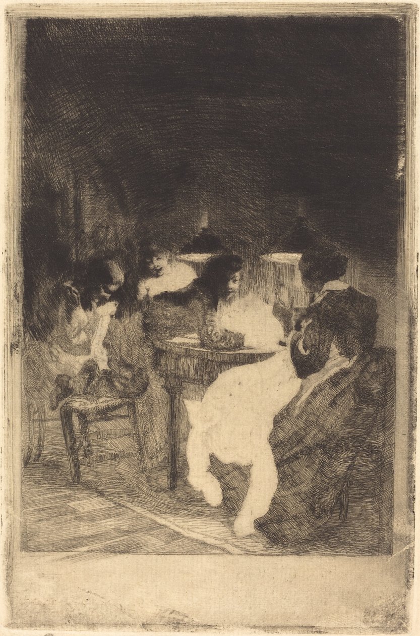 Pierre Clémenceaus barndom av Albert Besnard