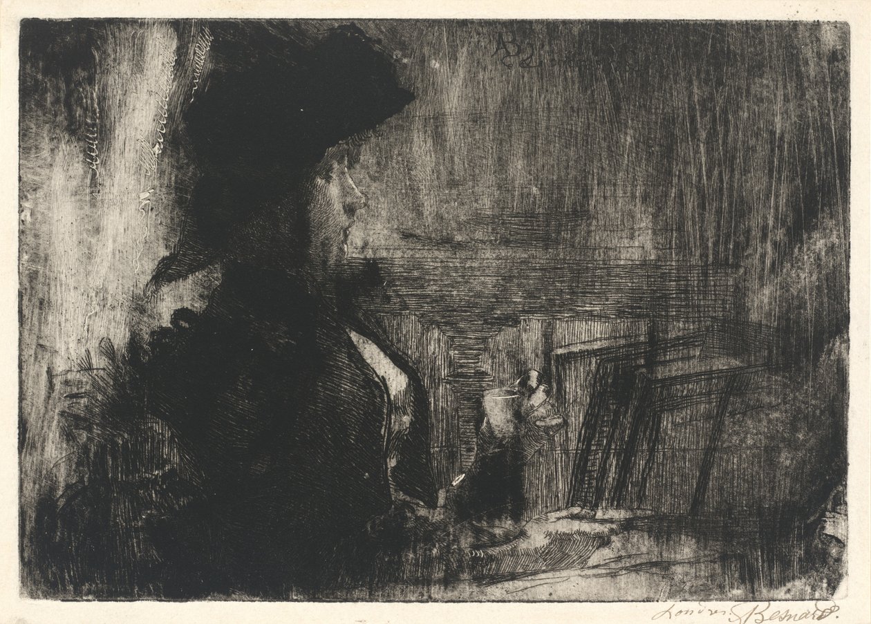 Kopp te av Albert Besnard