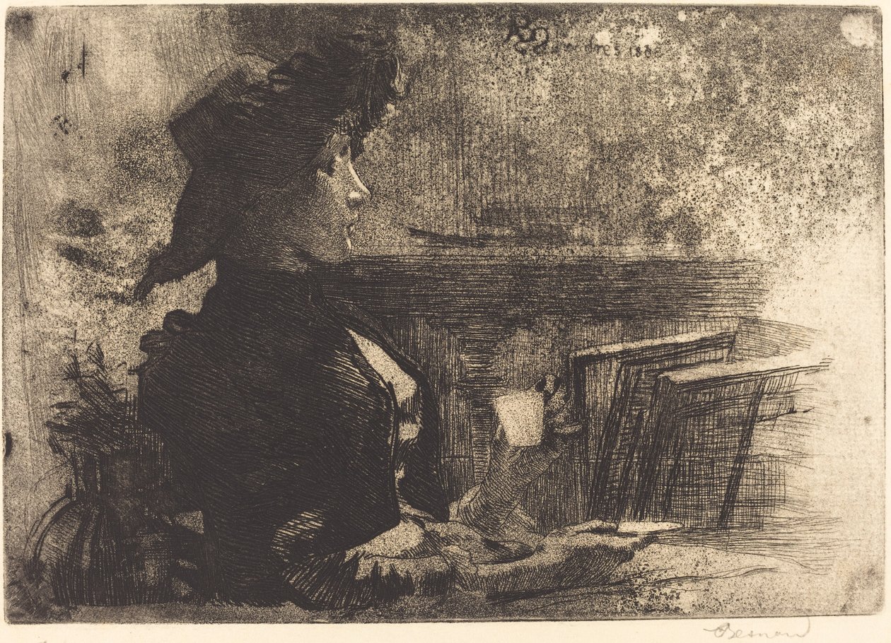 Kopp te av Albert Besnard