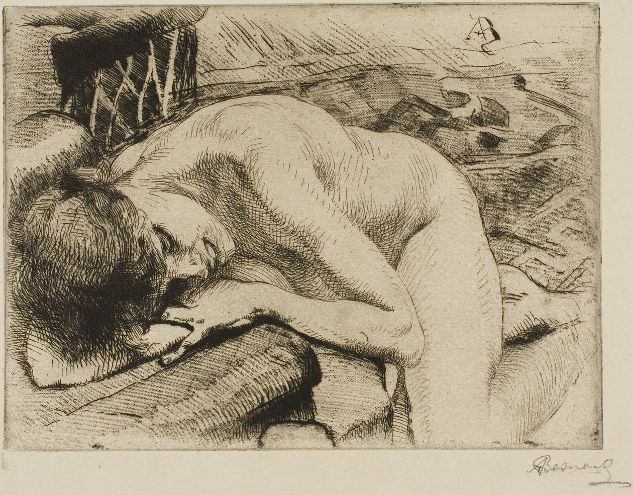 Den sovande modellen av Albert Besnard