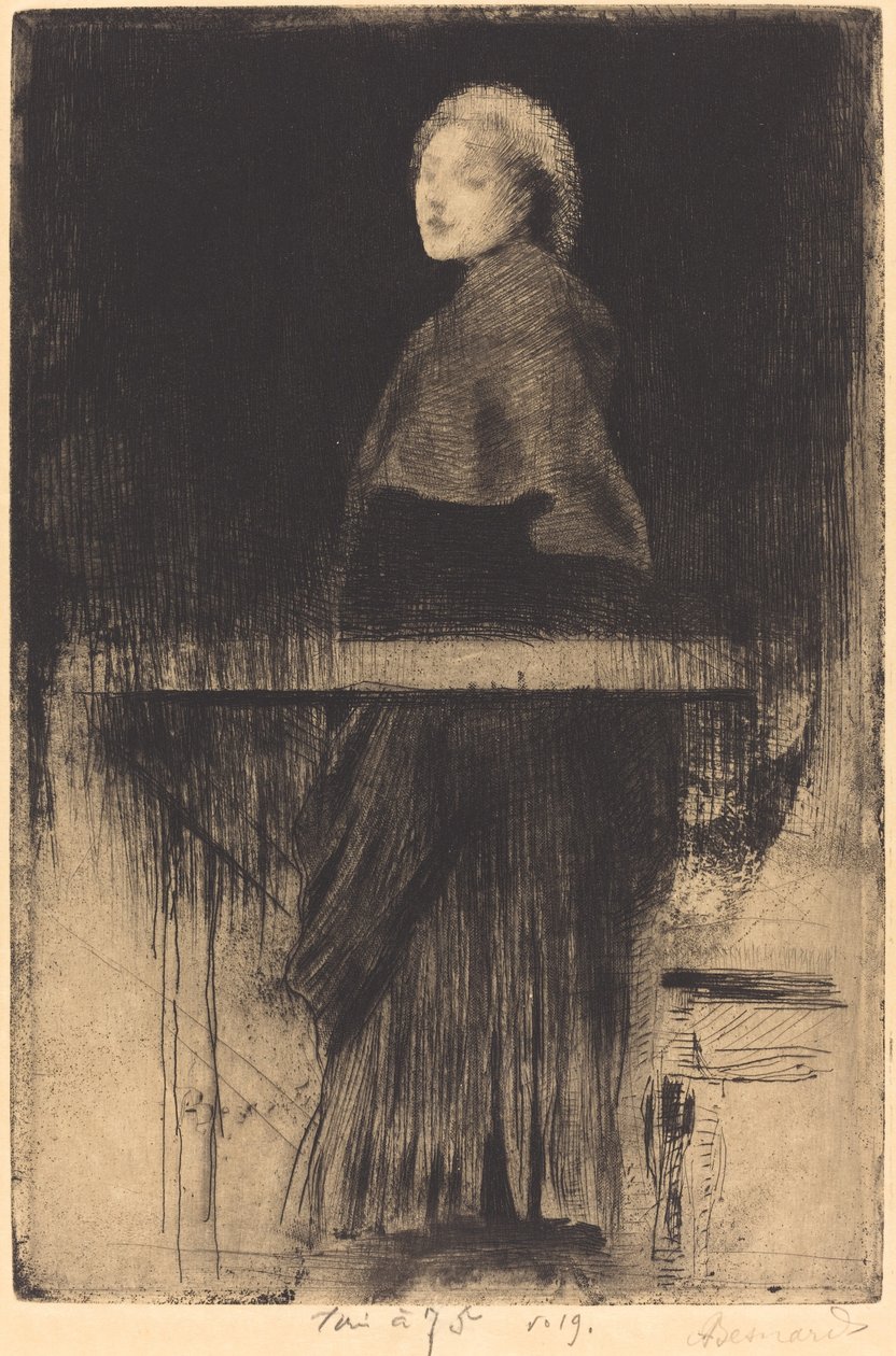 Kvinna med en udde av Albert Besnard