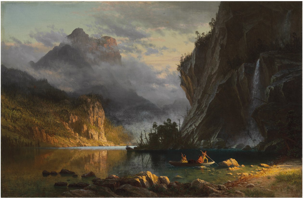 (olja på duk) av Albert Bierstadt