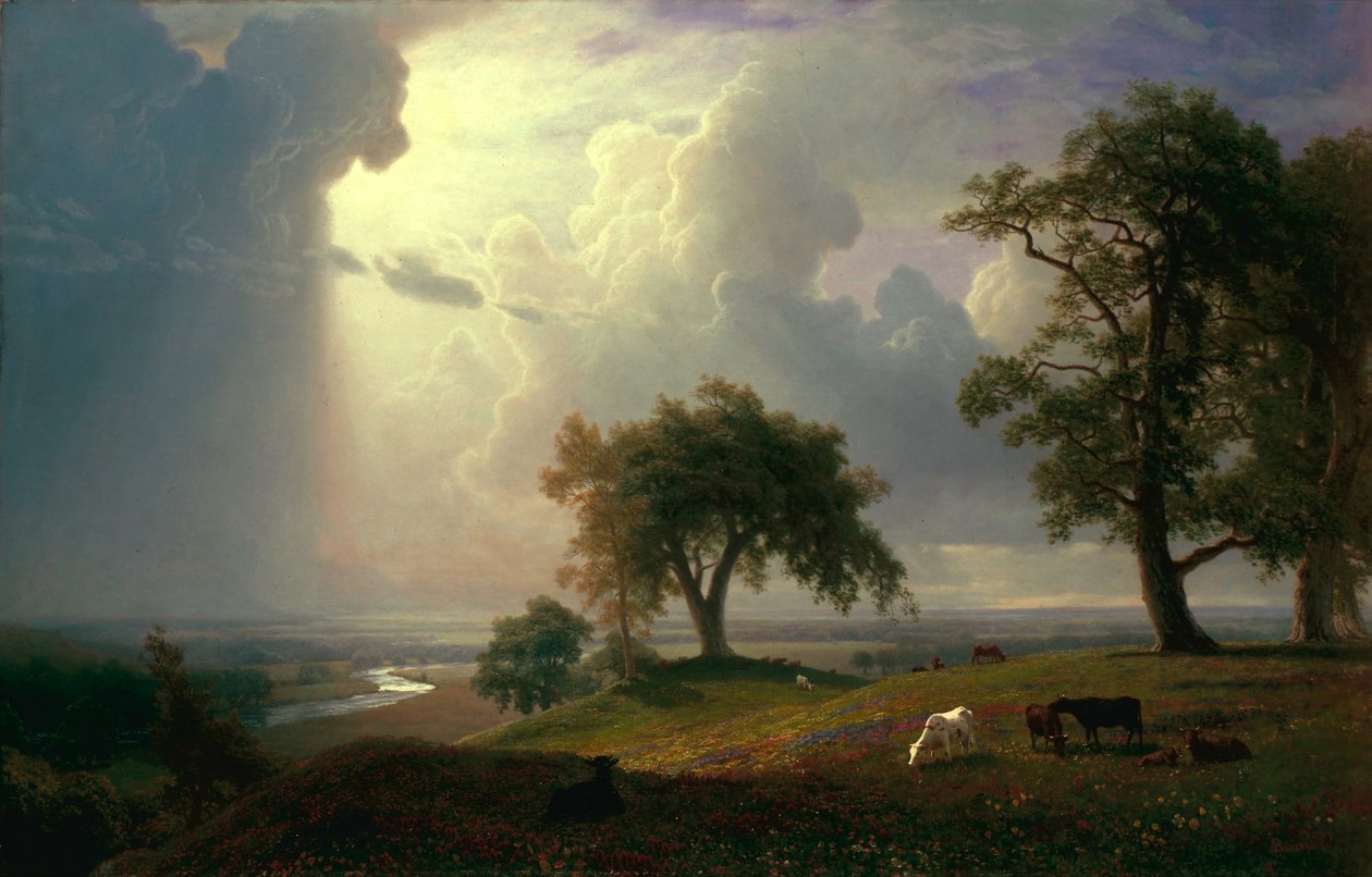 Våren i Kalifornien  av Albert Bierstadt